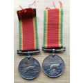 WW11 SET MEDALS Awarded to N.R.V.G.W.P BRITS (AND) N.R.V.J.H. BRITS