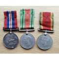 WW11 Group Medals Awarded to 173442 D.J FOURIE