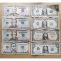 Collection of 147 American dollars. ( R 2787.16) In today`s exchange rate.
