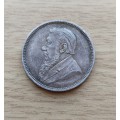 ZAR PAUL KRUGER 1897 SILVER TWO SHILLINGS. GOOD CONDITION.