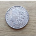 America 1884 Silver Morgan Dollar. Good Condition.