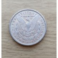 America 1884 Silver Morgan Dollar. Good Condition.