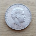 Portugal 1899 Silver 1000 Reis. Crown Size. Great Detail. Beautiful coin.