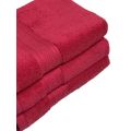 FMF 3 Pack Soft Hand Towel 50 x 100cm - Pink