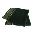 FMF 2 Pack Dobby Bath Towel 70 x 145cm - Bottle Green