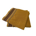 FMF 2 Pack Dobby Bath Towel 70 x 145cm - Mustard