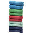FMF 10 Pack Assorted Fringe Guest Towel 30x50cm