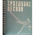 Springbok Record, LeatherBound Presentation Copy to E H Stephens O.B.E.