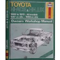 Toyota Hi-Ace & Hi-Lux 1969 to 1978 all models Haynes Manual 304