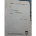 The Law of Delict by P Q R Boberg vol 1 Aquilian Liability First Edition