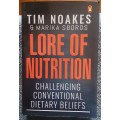 Lore of Nutrition, Challenging Conventional Dietry Beliefs by Noakes & Sboros **SIGNED COPY**