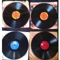 Lot of Four x 78 Grampohone Records - Renown, Phillips, Dot
