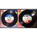 Pepsi Cola Big Six Hits - Vol 1 and 2 - 45 RPM EP`s