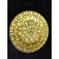 Shelley China Side Plate (Black and Yellow) (c)