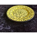 Shelley China Side Plate (Black and Yellow) (a)