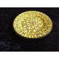 Shelley China Side Plate (Black and Yellow) (a)