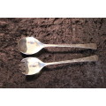 Set of Silver Plated Salad Servers.