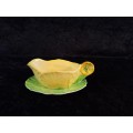 Carlton Ware Gravy Boat with Saucer - A