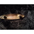 Vintage 9 Ct Gold Baby Brooch - Engraved - Magda