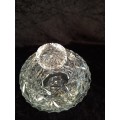 Stunning Venetian Crystal Tazza with Lid - (Chipped)