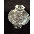 Stunning Venetian Crystal Tazza with Lid - (Chipped)