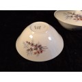 Vintage Leafy Way By Ridgway - Staffordshire Dishing Bowls