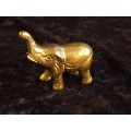 Solid Brass Elephant Paperweight