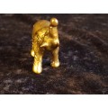Solid Brass Elephant Paperweight