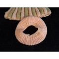 Wool Hand Knitted Teapot Glove and Teapot Saucer Cover