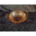 Beautiful Vintage Pressed Glass Fruit Bowl.