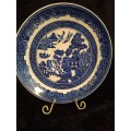 Johnson Brothers Willow Blue Ironstone Saucer - A.