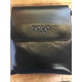 POLO Videng (small) Composite Black Leather Shoulder / Crossbody Bag