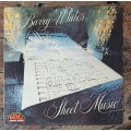 BARRY WHITE Sheet Music (Very Good/Very Good) STR 20087 CBS 1982 SA Pressing