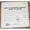 THE BENNY GOODMAN QUARTET Made In Japan (VG+/VG+) Capitol T 2282 Canadian Pressing 1965