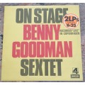BENNY GOODMAN and HIS SEXTET On Stage - Double LP (VG+/VG+) Decca DKL 4/1 and 4/2 UK Pressing 1972