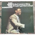 EARL HINES PAUL GONSALVES It Does`t Mean A Thing If ... (VG+/VG+) BKC 9002 SA Pressing 1974 - RARE