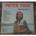 PETER TOSH Poor Man Feel It (Excellent/Excellent) EMI EMCJ(L) 5295 SA Pressing 1982