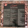 CONCERT IN THE PARK Various South African Artists - 2X LP - (VG+/VG+) Op Hunger CIP 1 SA Press 1985