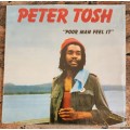 PETER TOSH Poor Man Feel It (Very Good+/Excellent) EMI EMCJ(L) 5295 SA Pressing 1982