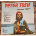 PETER TOSH Poor Man Feel It (Very Good+/Excellent) EMI EMCJ(L) 5295 SA Pressing 1982
