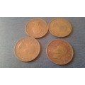 ONE PENNY (1952-1955) BID IS PER SET (SOUTH AFRICA)