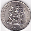FIFTY CENTS NICKEL (RSA) 1974 - ALMOST PROOF LIKE