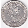 1955 UNION OF SA (silver) TWO AND A HALF SHILLINGS