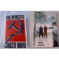 Bargain - 2 books - CANCER WARD - BY Aleksandr Solzhenitsyn / OCTAVIAN`S GIFT BOOK -PETER KEENE