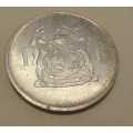 LOW START !!!  1969 R1 (S.A.) SILVER COIN - DONGES- (AFRIKAANS)