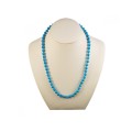 Blue Howlite 6mm Bead Necklace    Wear to absorb any negativity