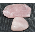 Large Rose Quartz dispels negativity and protects against environmental pollution