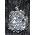 Silver Aura Wire Wrapped Pendant  `The stone of Higher Vibration, Vitality and Happiness .` *