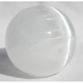 Selenite Tumbled Stone 3cm in diameter   Aura Cleansing they glow with a shimmery, pearl-like lustre