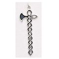 Scatachs sterling silver axe pendant